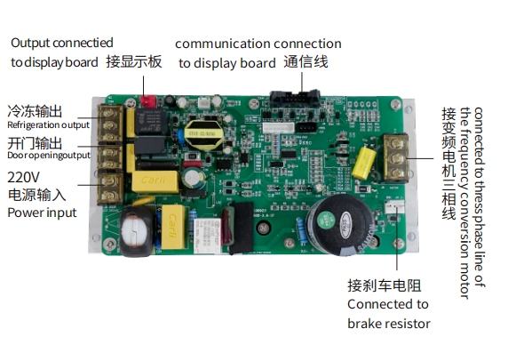 变频驱动板500W：TJ-C500W变频-3.8-IF